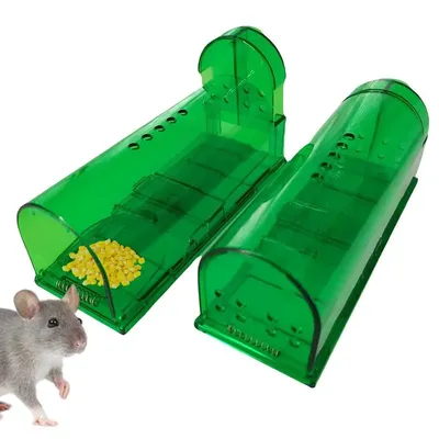 2 PCS Humanized Mouse Trap Catch And Release Mouse Trap Mouse Pet Safe Best Indoor Or Outdoor Rat