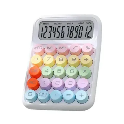 12 Digit Mini Calculator Professional Scientific Calculator Colorful Pretty Calculators School