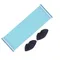 Fitness Sliding Mat Running Workout Pad Indoor Sliding Fitness Training Board For Running Pilates