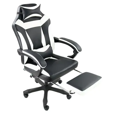 KKTONER Ergonomic Gaming Chair for E-Sport Racing Computer Swivel Height Adjustable with Armrest