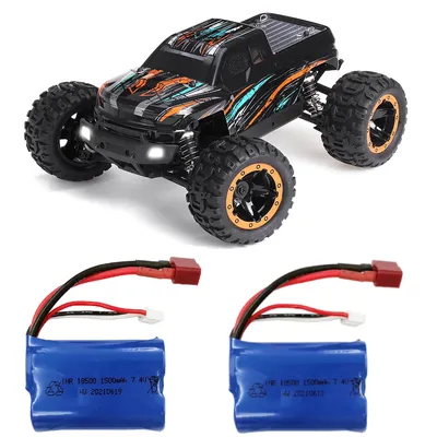 HBX 16889 Two Battery 1/16 2.4G 4WD 45km/h Brushless RC Car LED Light Full Proportional Off-Road