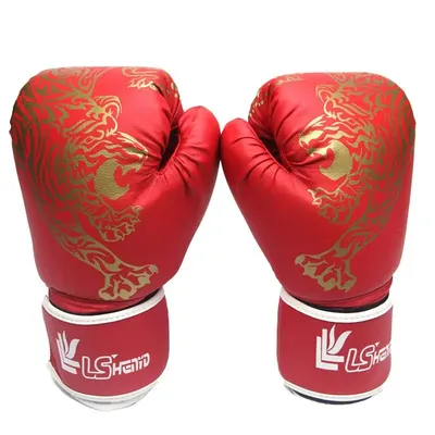 Boxing Glove PU Leather Kickboxing Protective Glove Kids Children Punching Training Sports Supplies