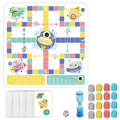 Children's Flying Chess 2-in-1 Fun Flying Chess Memory Game For Kids Easy Kids Travel Toys Reusable