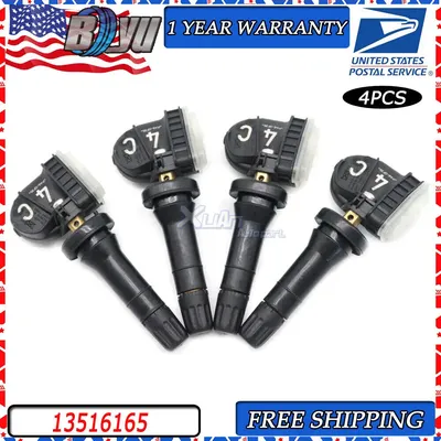 4pcs NEW 13516165 Car TPMS Tire Pressure Monitoring System Sensor For GM Chevrolet Silverado GMC