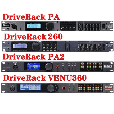 Professional Digital Audio Processor DriveRack PA/260 2 Input 6 Output PA2 3Input 6 Output VENU360 Compatible Original Software