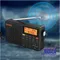 XHDATA D-109WB AM FM Stereo SW MW LW Digital Alarm Clock Portable Radio With Rechargeable Battery USB-C and Weather Forecast