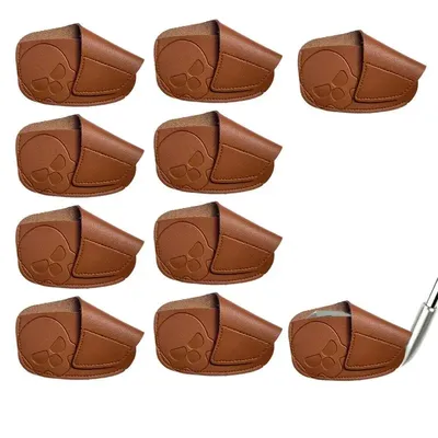 universal Golf Club Covers 10pcs colorful Golf Iron Wedge Head Covers Golf Head Covers for Iron with