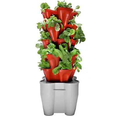 Mr. Stacky Smart Farm - Automatic Self Watering Garden - Grow Fresh Healthy Food Virtually Anywhere