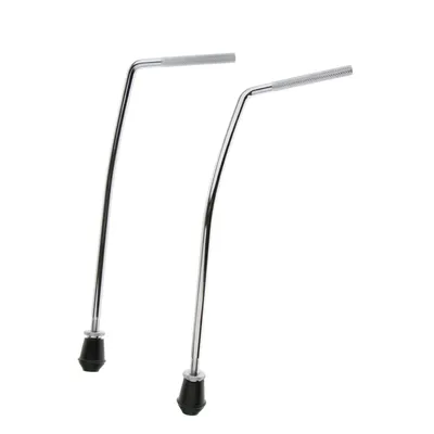 1 Pair Metal Bass Drum Legs Floor Drum Stand Rod Replacement Drumstick for Simple Drum Parts