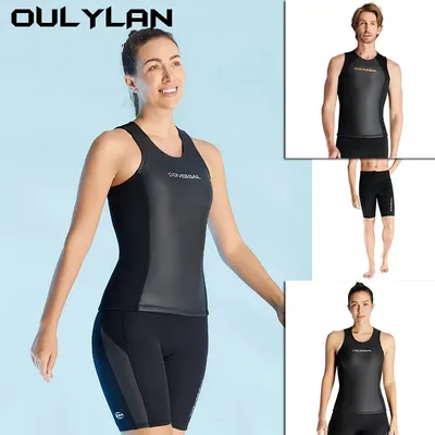 NEW 2MM Short Sleeve CR Water Sport Neoprene Diving Suit Smooth Skin Ultra Elastic Snorkeling Warm