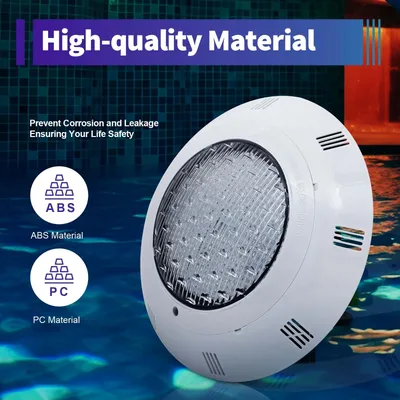 Swimming Pool RGB LED Pool Lights IP68 Waterproof AC12V 2500lm 45W RGB LED Pool Light with Remote