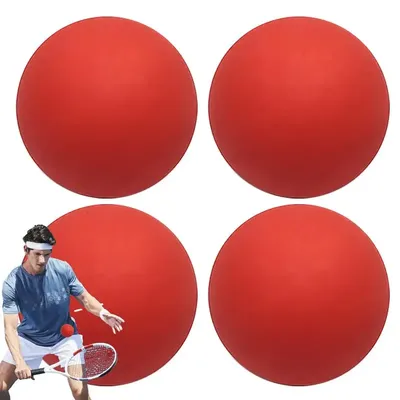 Competition Squash Ball Small Rubber Squash Ball High Elasticity Stable Bounce High Visibility