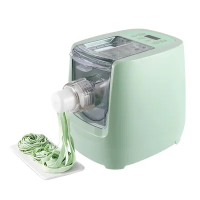 Bymaocar Electric Pasta Noodle Maker Automatic Pasta Machine with 12 Noodle Shapes to Choose for