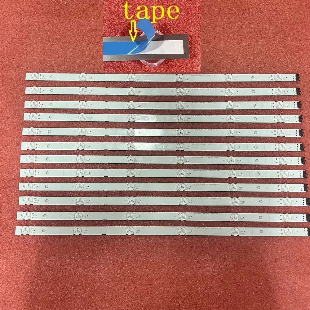 LED Backlight Strip 6LED For SONY XBR-55X900H XBR-55X90CH XBR-55XH9096 KD-55XH9096 KD-55XH9005 MBL-55030D612SN0 LB5500V V0