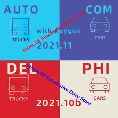 2024 Newest Delphis 2021.10b with keygen Software DS 150 Autocoms 2021.11 Codings OBD2 Diagnostic