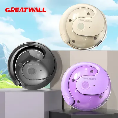 GREATWALL Wireless Bluetooth Earphones HIFI Headphones Stereo Sports Headset With Mic HD Call