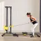 Multifunctional Fitness Rack, Heavy Duty Strength Training Fitness Equipment, Home Gym