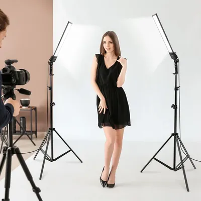 LED Video Light Stick With Tripod Stand, 3200-5500K 36w Portable Studio Photography Lighting,