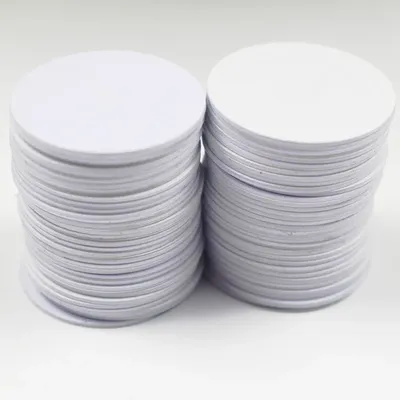 50Pcs/Lot NFC 215 13.56Mhz Stickers Adhesive Coin Cards Tags Labels Diameter 25mm for TagMo