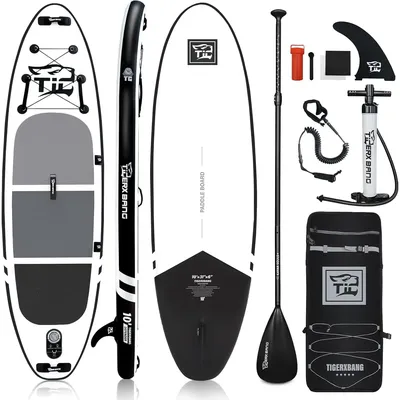 Inflatable Paddle Board with Premium SUP Board Accessories, Allround Paddle Boards for