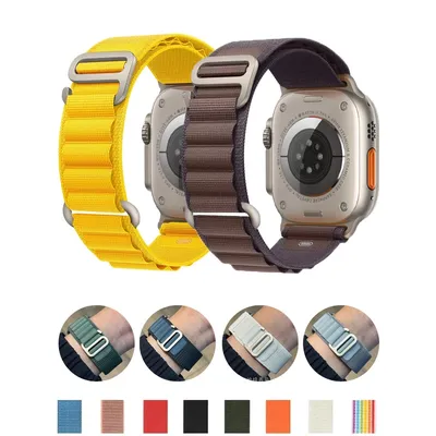 Original Alpine Strap for Apple watch Ultra 2 Band 49mm 45mm 44mm 41mm 42mm 40mm bracelet correa