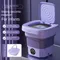 Portable Small Folding Washing Machine Bucket for Clothes Socks Underwear Cleaning Washer Portable