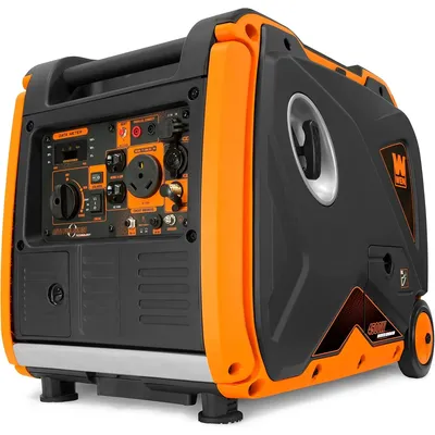 WEN DF451i Super Quiet 4500-Watt Electric Start Dual Fuel RV-Ready Portable Inverter Generator with