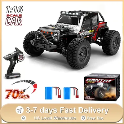 1/16 70KM/H Brushless RC Car 4WD Remote Control Cars Electric High Speed Off-Road Drift Monster