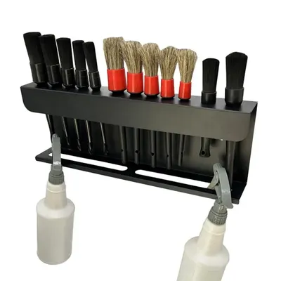 Car Detailing Brush Rack Rustproof Alloy Stand For Car Washing Brushes Automobiles Washing Equipment