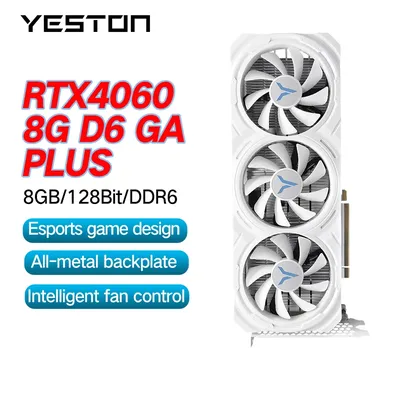 Yeston RTX 4060 RTX 4060 TI 8G Gaming Graphics Card 8G GDDR6 128-bit PCI-E 4.0 HDMI 8Pin Desktop