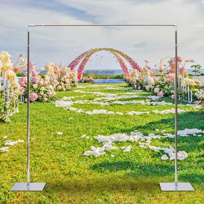 3x3/3x6M Telescopic Wedding Photography Backdrop Stage Stand Heavy Duty Pipe and Base Kit Steel