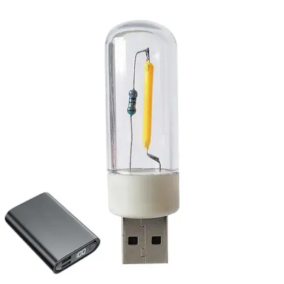 Mini USB Light Laptop Keyboard Light Adjustable Small Camping Light For Power Bank Camping Reading