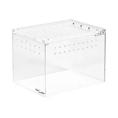 Acrylic Magnetic Reptile Breeding Box Enclosure Terrarium Cage Tarantula Scorpion 8x6x6 Inch Tall