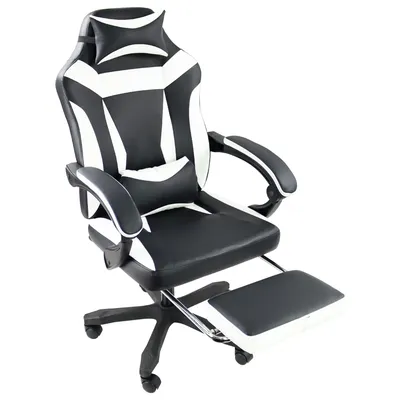 KKTONER Ergonomic Gaming Chair for E-Sport Racing Computer Swivel Height Adjustable with Armrest