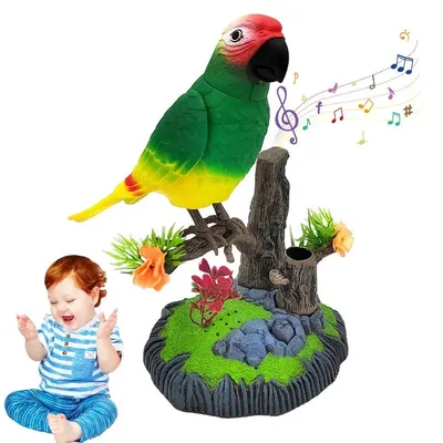 Electronic Parrot Sensor Realistic Toy For Boys Girls Kid Adults For Home Kids Electronic Talking