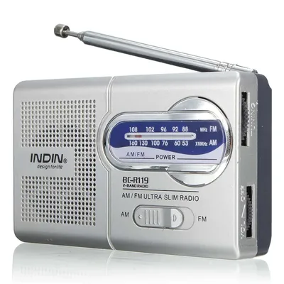 BC-R119 Radio AM FM Battery Operated Portable Radio Best Reception Longest Lasting For Emergency