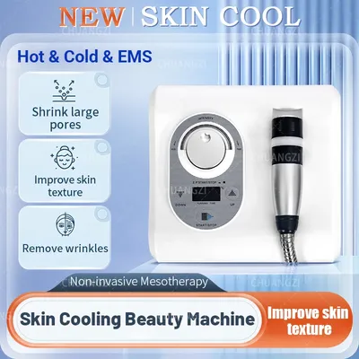 Cool and Hot Electroporation Cryotherapy Anti-aging RF Beauty Machine Skin Rejuvenation Skin Cooling