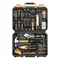 100 Piece General Household Hand Tool Kit Plastic Toolbox Storage Case Compact Home Maintenance Set