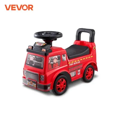 VEVOR Ride On Push Car Kids Ride On Car with Music Steering Wheel & Under Seat Storage for Toddlers