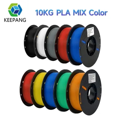 10KG PLA PETG Filament for 3D Printer Filament 1KG/Roll 1.75MM Plastic Filaments Line Up Neatly