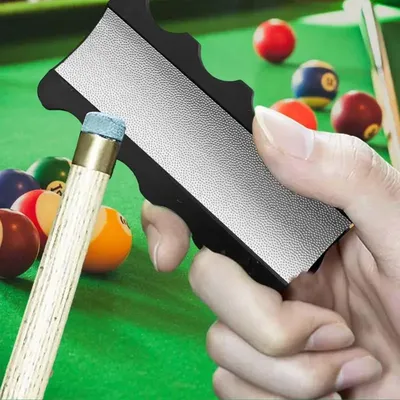 Black 5 In 1 Pool Cue Tip Tool Billiards Snooker Cue Tip Shaper Billiard Accessories Trimmer Cue Tip