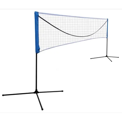 Portable Large Volleyball Badminton Tennis Net with Carrying Bag Stand/Frame 20FT