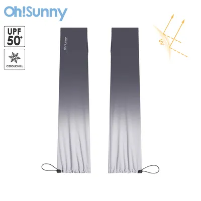 OhSunny Summer Cool Arm Sleeve Sun Protection New Coolchill Material Loose Breathable Anti-UV