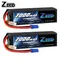 2Pcs Zeee 4S Lipo Battery 14.8V 100C 7000mAh with EC5 Plug Softcase for RC Car Racing Hobby Tank