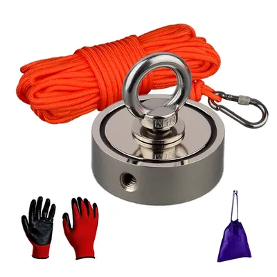 Double Sides 250KG*2 Fishing Magnet Kit Strong N52 Permanent Magnets Magnetic Heavy duty Holder