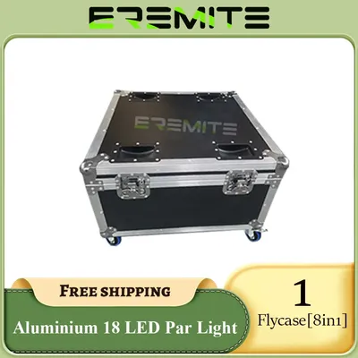 No Tax 1Pcs Flycase For 4in1/6in1 18x12w RGBW LED Par Light Stage Light Professional Stage Lighting