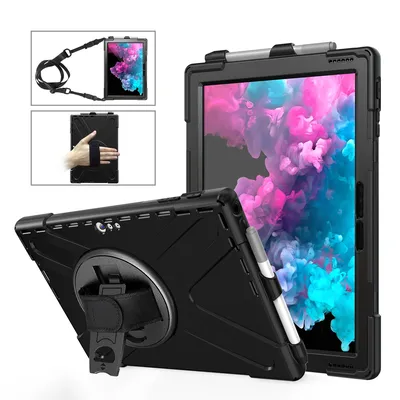 Case for Microsoft Surface Go 1/2/3,Military Grade Shockproof Protector Silicone Cover Pencil