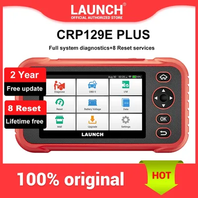 LAUNCH 2024 Elite CRP129E PLUS All system Diagnostics Scan Tool,ABS/SRS/TCM/Engine Code Reader,8