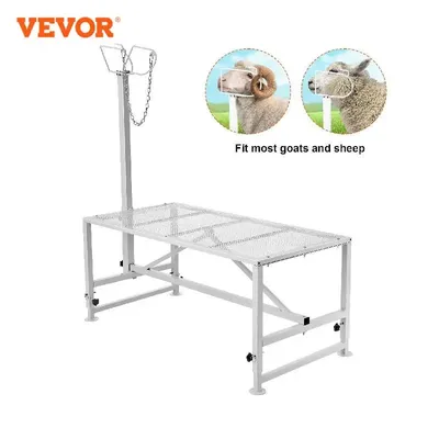 VEVOR Goat & Sheep Stand 51x23 in Livestock Stand Metal Livestock Milking and Shearing Stand 21