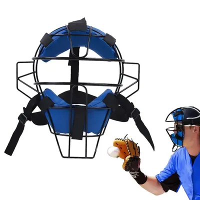 Lightweight Umpire Masque Umpire Facemasque Cage Adjustable Lightweight Traditional Secure Fit Wire